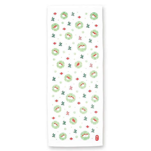 縁福タオル　福良雀