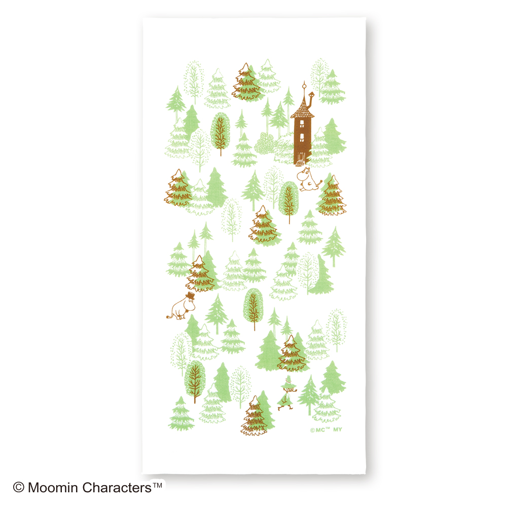 ムーミン　キッチンクロス　もみの木