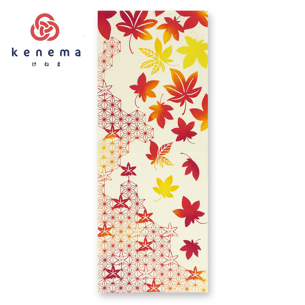 気音間手ぬぐい　舞紅葉